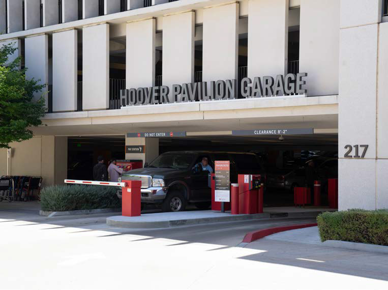 Hoover Pavilion Garage | Stanford Medicine Transportation